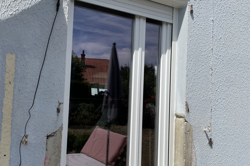 Porte fenêtre et volet à Chantraine