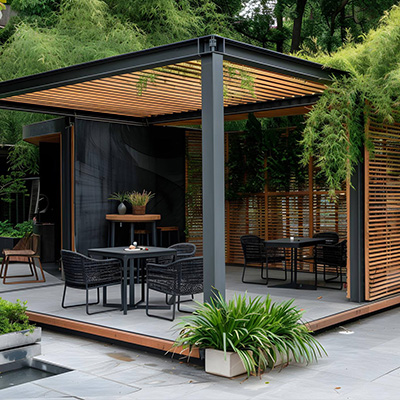 pergolas-accueil Nettoyage de fin de chantier
