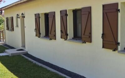 Fourniture et pose de menuiseries aluminium et volets à Madonne-et-Lamerey