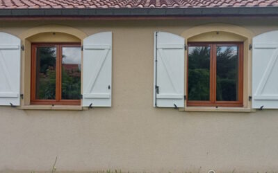 Pose de volets battants PVC à Maidières par Allo Fermeture