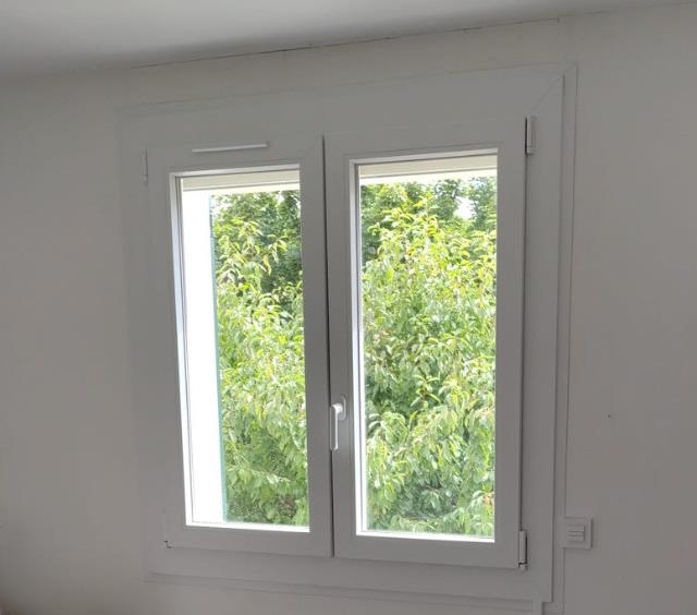 Fenêtre PVC (vue intérieur) posée à Villers les Nancy