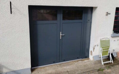 Installation d’une porte d’entrée aluminium à Bouxières-aux-Dames